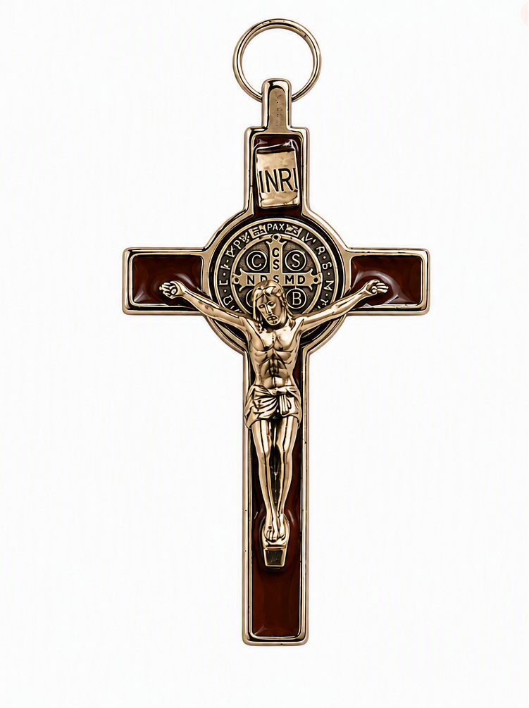 St. Benedict Crucifix (Brown), 3"