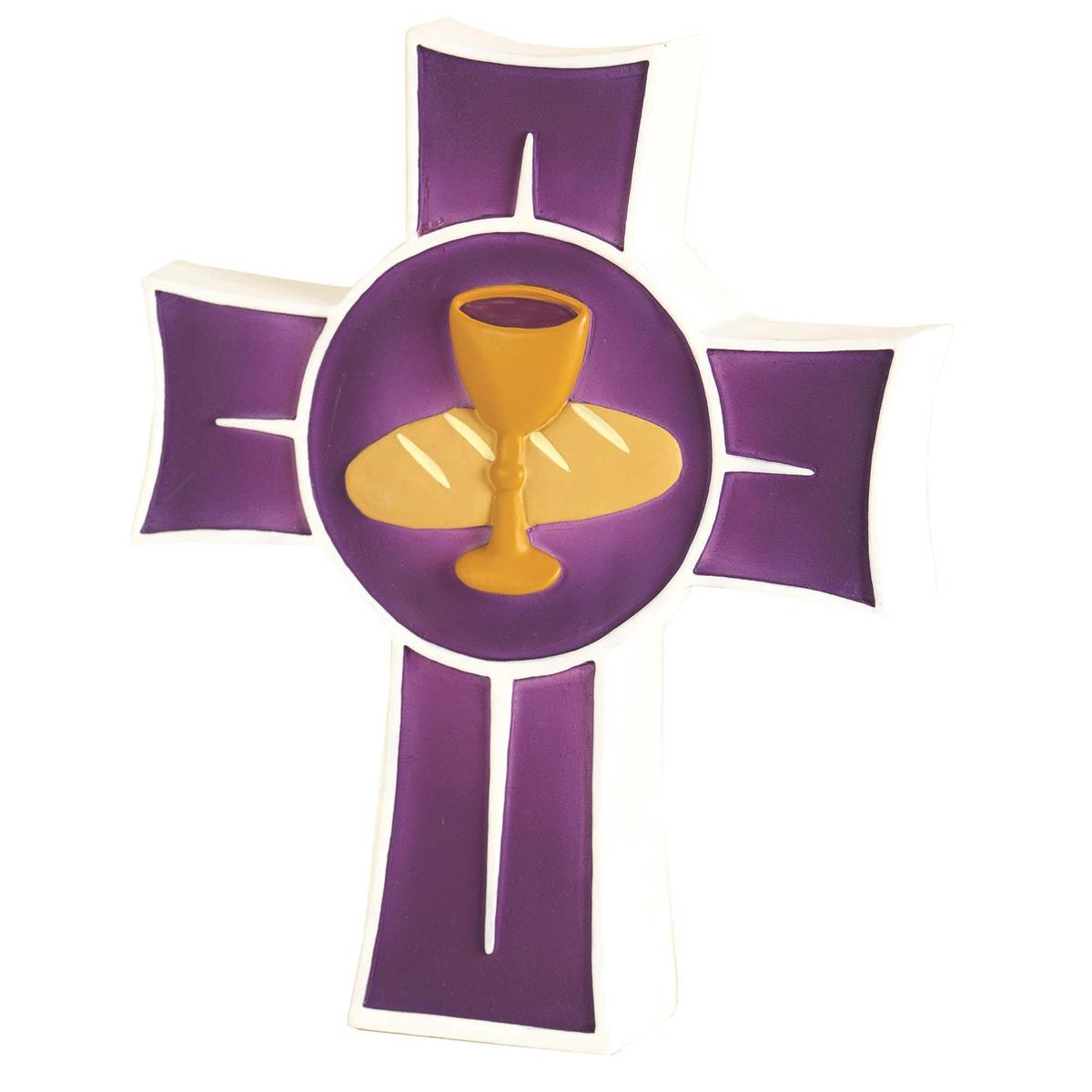 First Communion Tabletop Cross, 5-1/2"