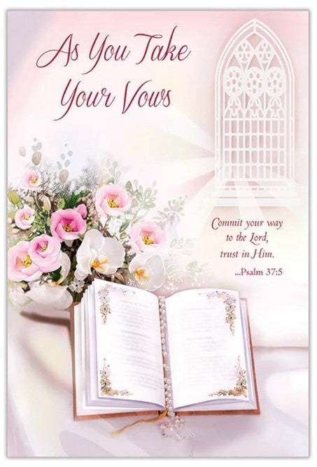 As You Take Your Vows Card