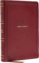 NRSV Catholic Bible, Thinline Edition, Crimson Leathersoft