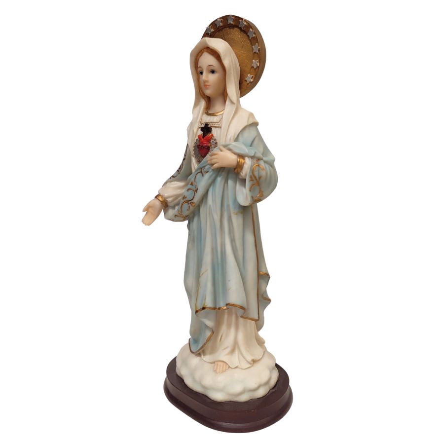 Immaculate Heart of Mary Statue, 13"