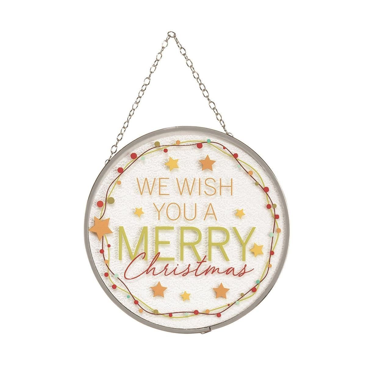 Suncatcher: We Wish You a Merry Christmas