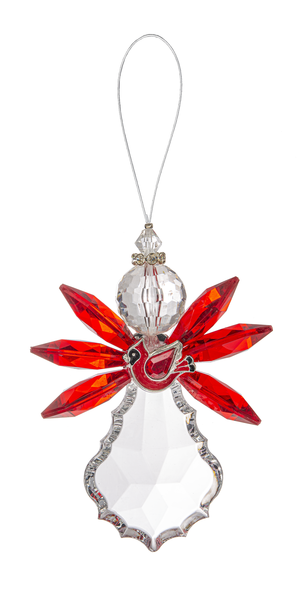 Cardinal Angel Ornaments, 4.5"