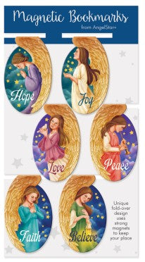 Magnetic Bookmarks: Angels (Set of 6)