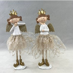 Standing Angel with Crown, 6.5"