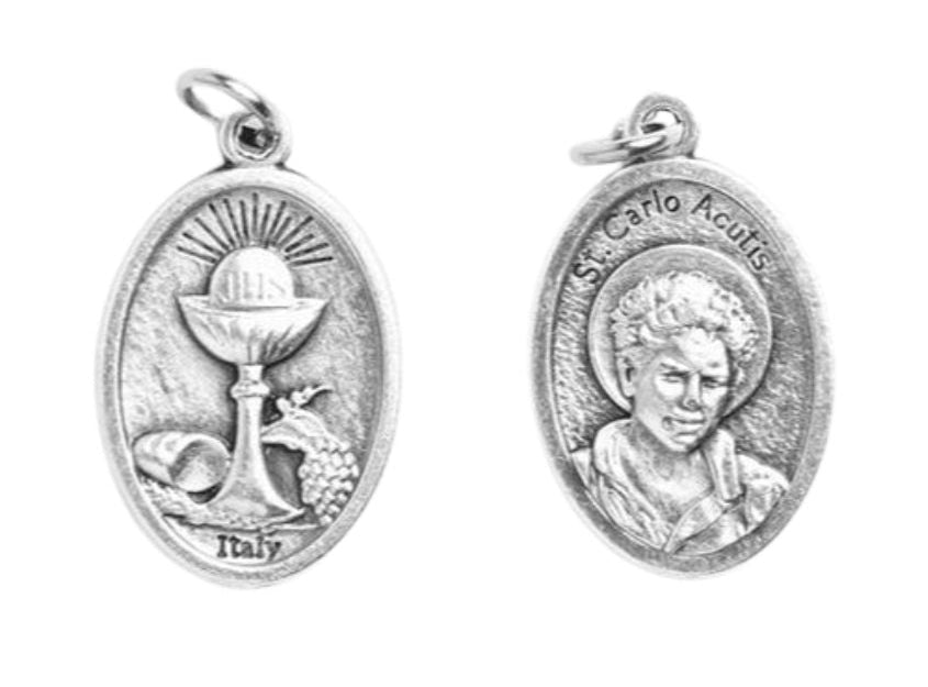 Carlo Acutis Holy Medal, 1" (Made in Italy)