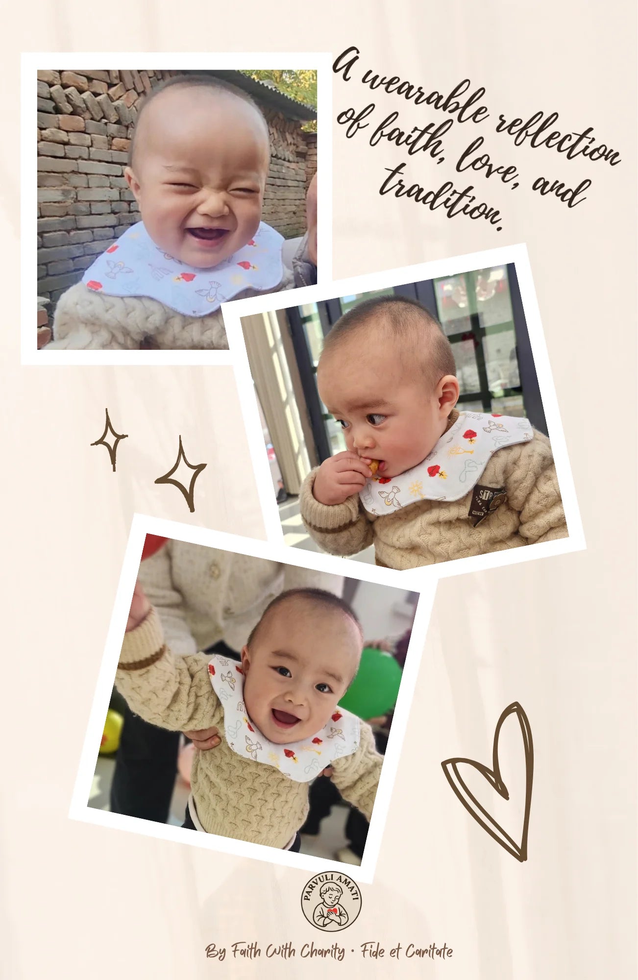 Baby Rolling Bib Set - 2/pack
