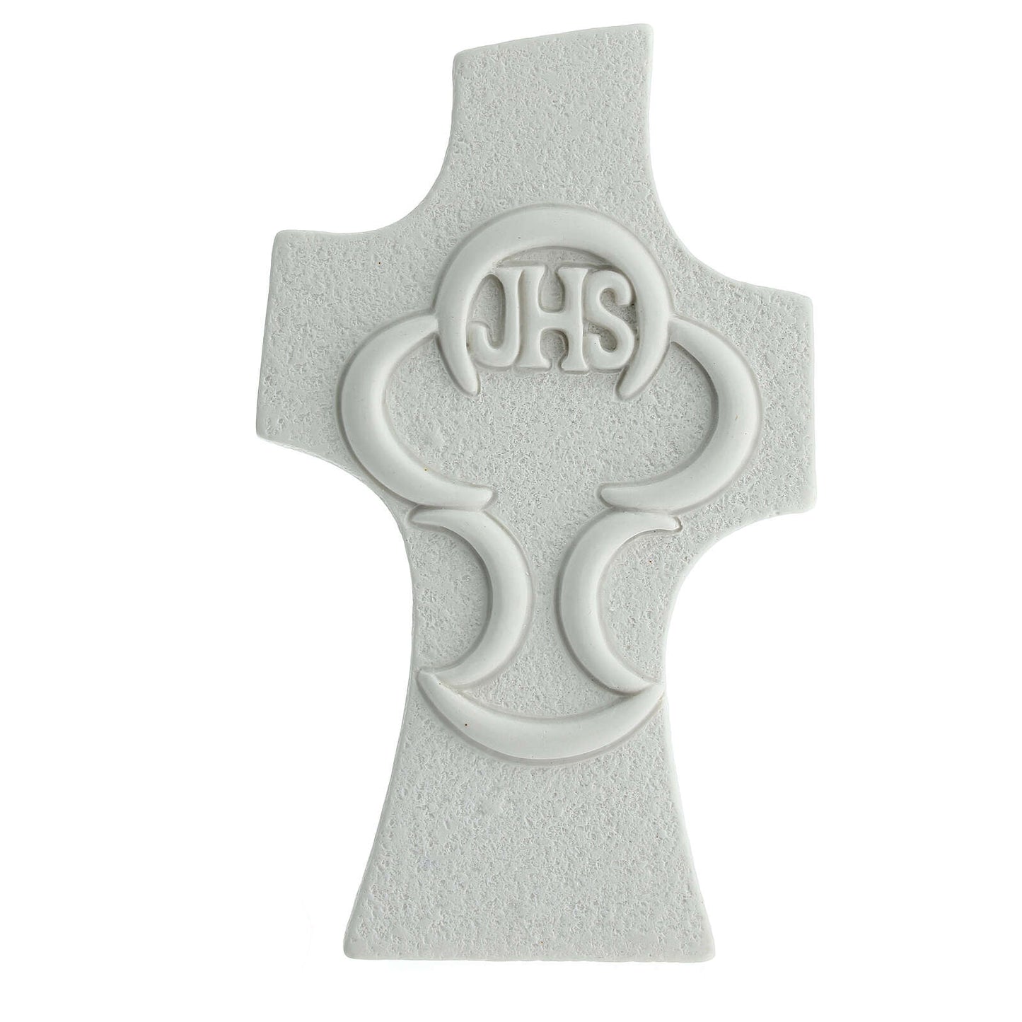 JHS White Chalice Cross 3.5"