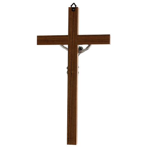 Crucifix with Silver Corpus, 10" (Made in Italy)