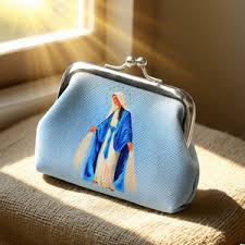 Our Lady of Grace Imitation Leather Rosary Pouch