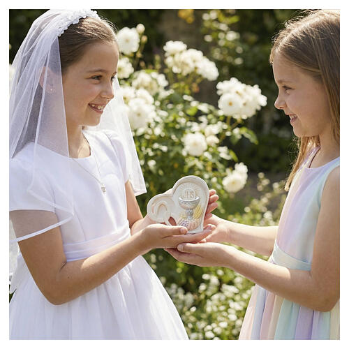 First Communion Heart Desktop Stand