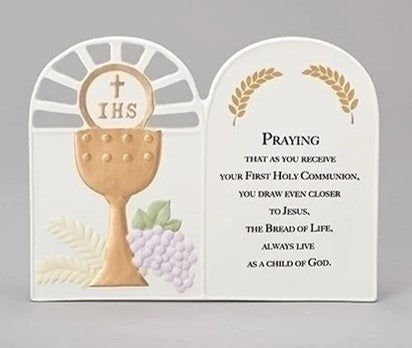 My First Communion Plaque, 6.75"