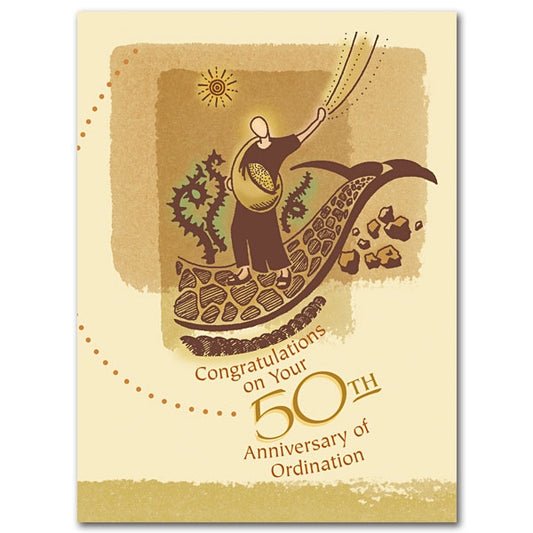 50th Anniversary Ordination Card