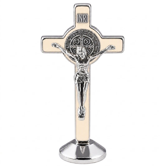 St. Benedict Standing Crucifix (Luminous) 3"