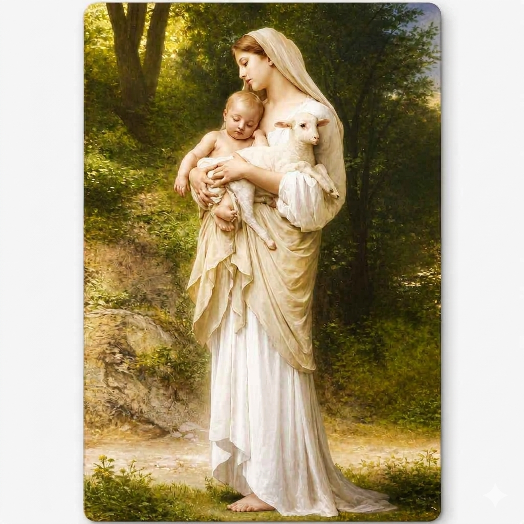 Our Lady of Innocence Desktop Plaque – 6.75″