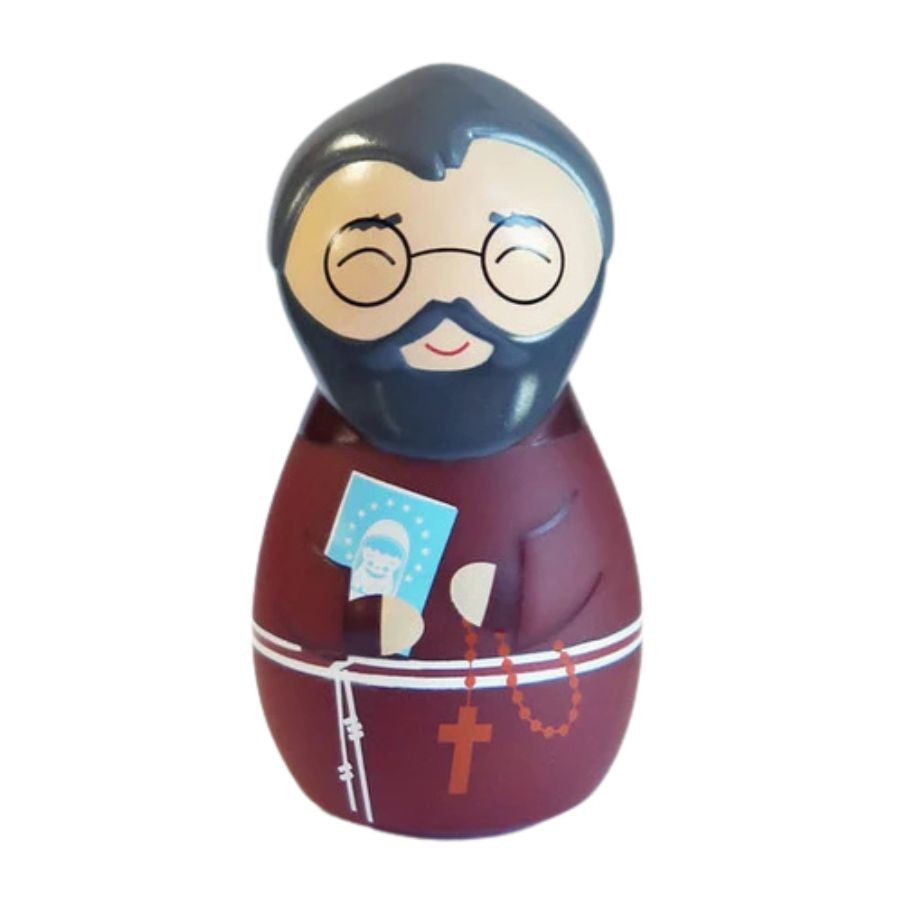 Shining Light Doll - Saint Maximillian Kolbe Doll, 3.5"