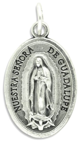 Sacred Heart of Jesus Oxidized Medal, 1"
