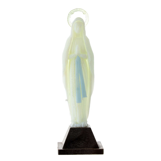 Our Lady of Lourdes luminous Statue, 4"