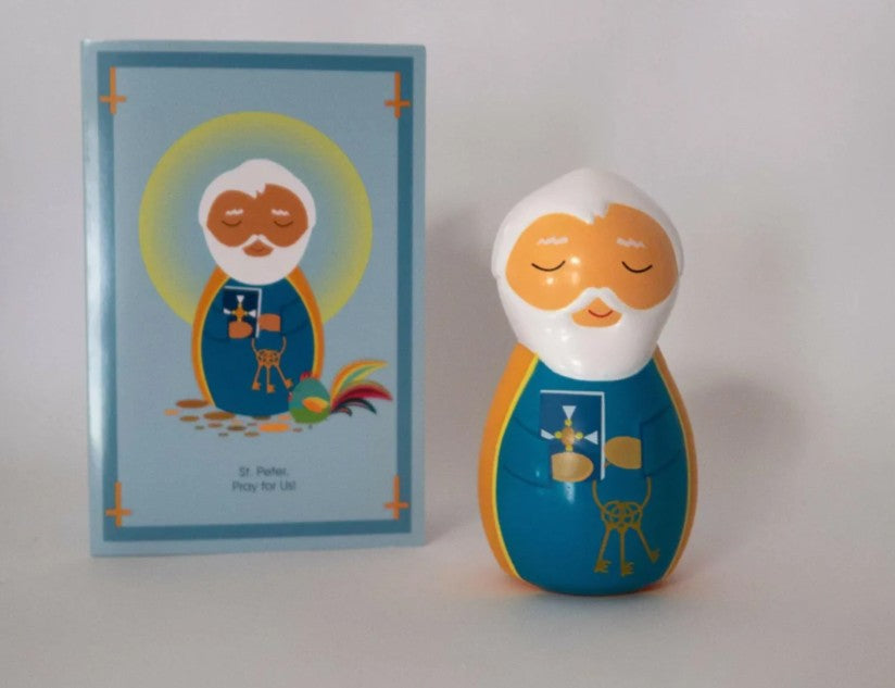 Shining Light Doll - St. Peter Doll, 3.5"
