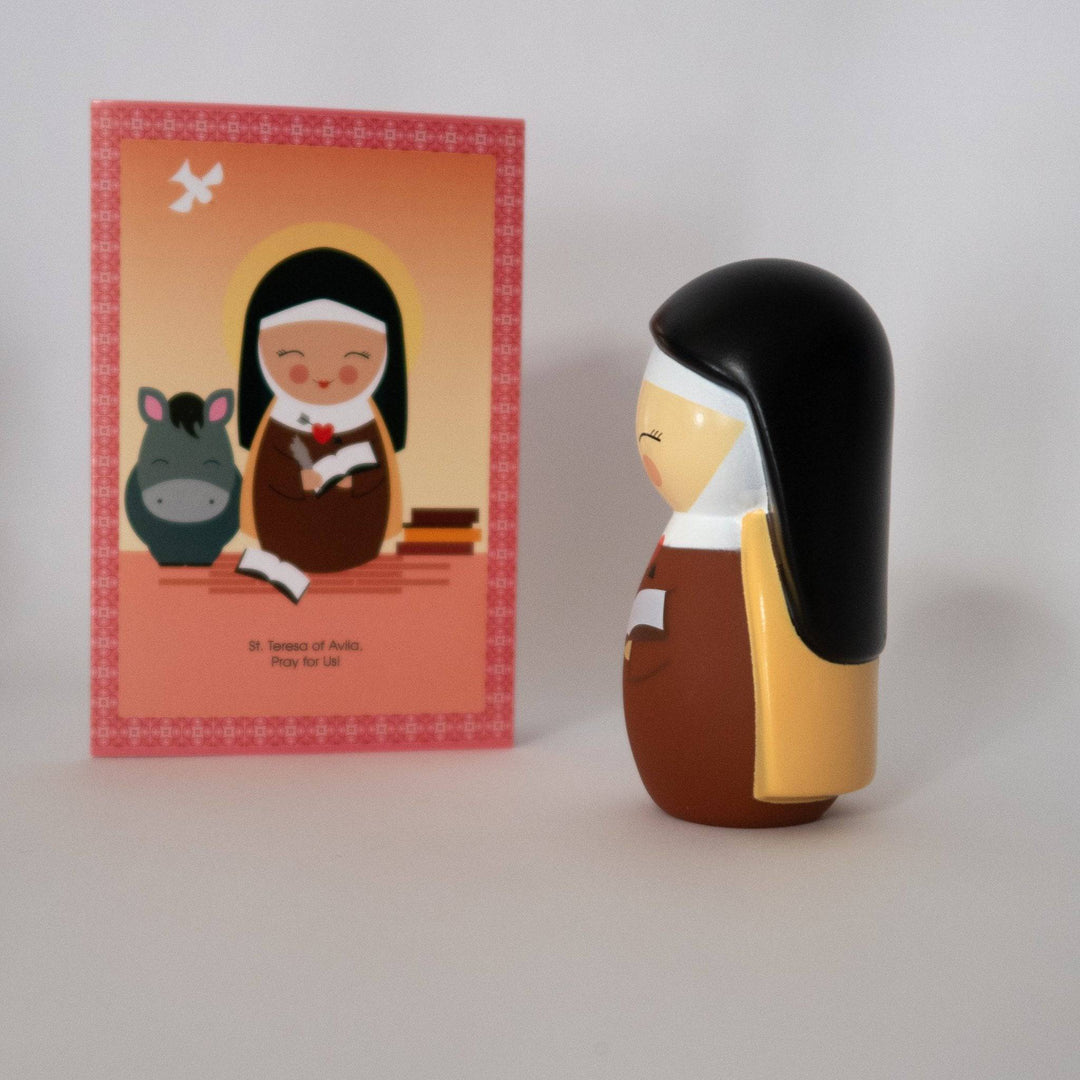 Shining Light Doll - Saint Teresa of Avila Doll, 3.5"