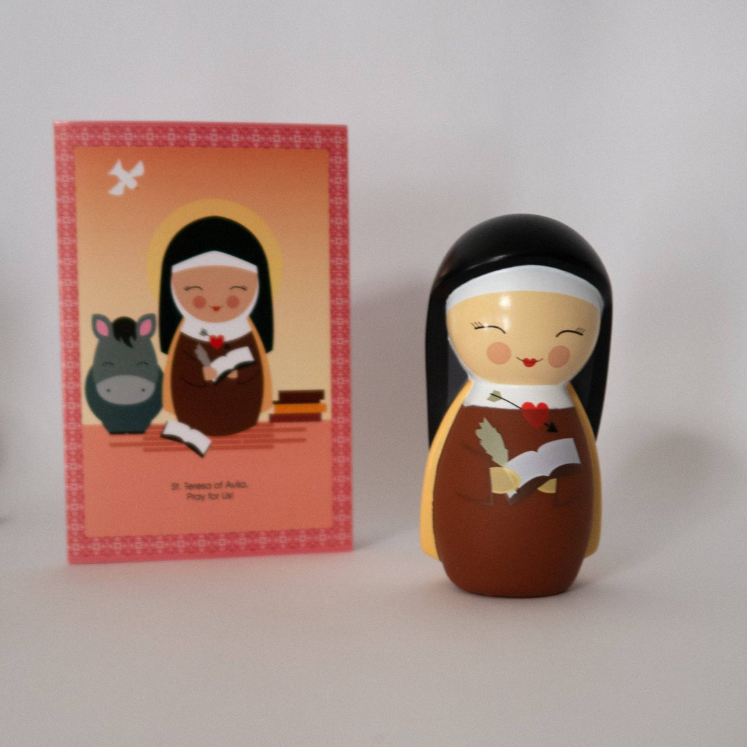 Shining Light Doll - Saint Teresa of Avila Doll, 3.5"