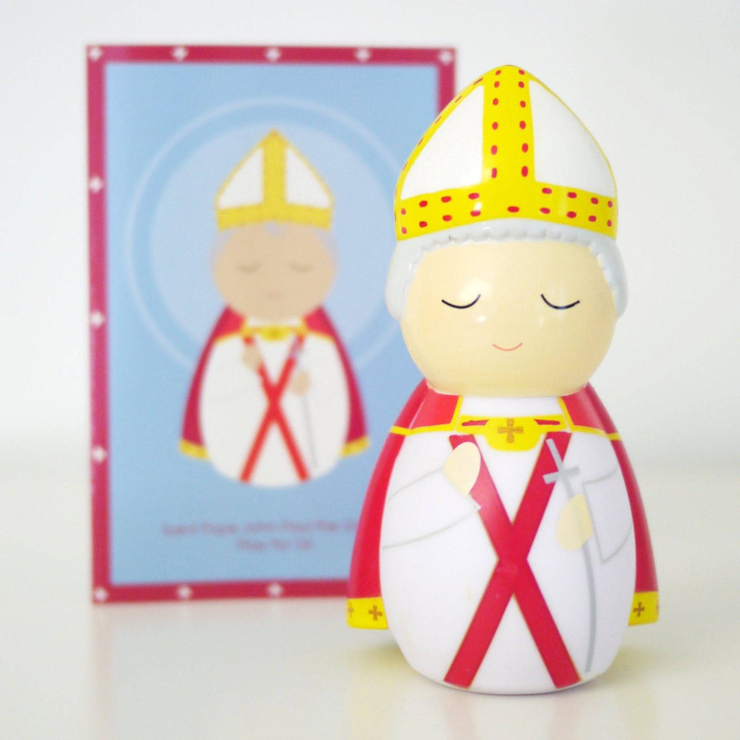 Shining Light Doll - Saint John Paul II Doll, 3.5"