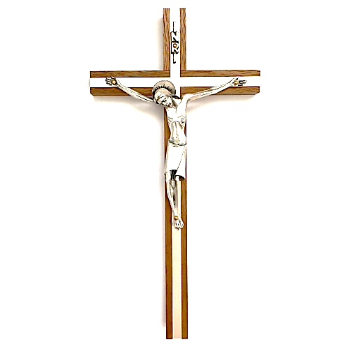 Crucifix 9" Silver Corpus (Italy)
