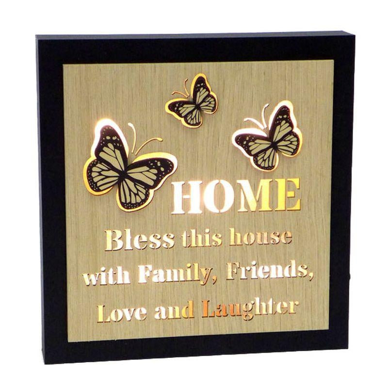 Bless Home Light Up Sign