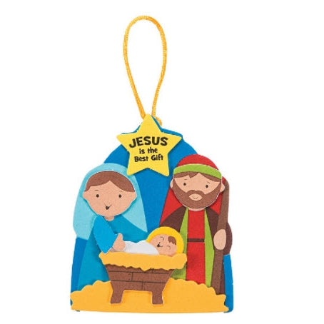 Jesus is the Best Gift Christmas Ornament Craft Kit