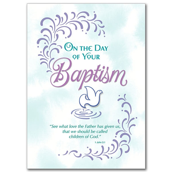 On Your Day of Baptism Card  (Adult)