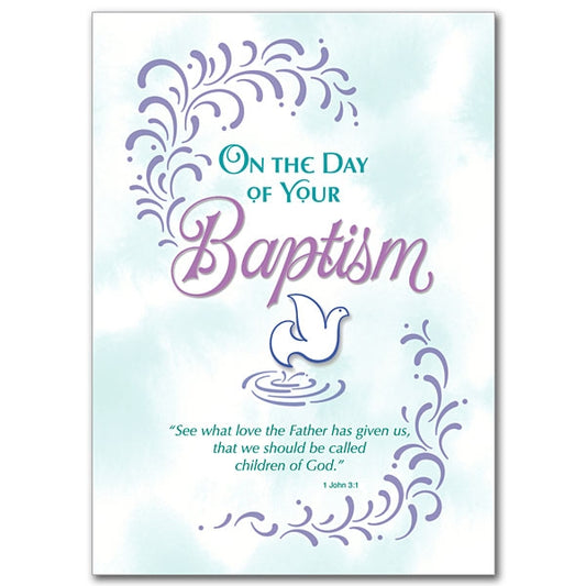 On Your Day of Baptism Card  (Adult)