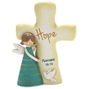 Guardian Angel with Cross of Hope, 5"