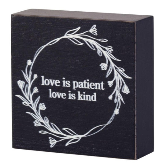 Love is Patient Love Tabletop Plaque