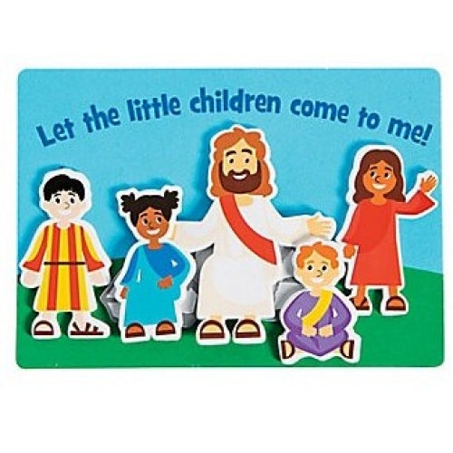 Jesus & Children Magnet Craft Kit