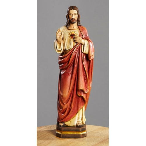 Sacred Heart Jesus Statue, 12"