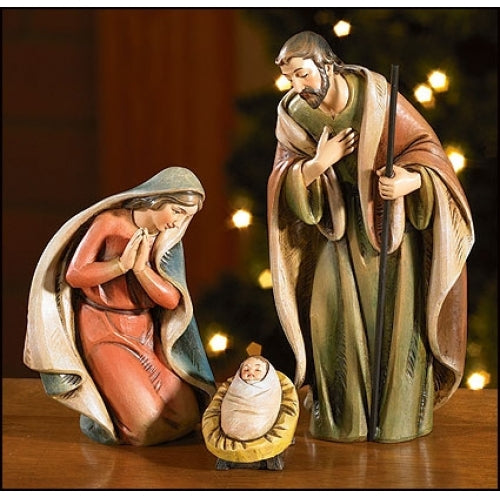 Holy Family Nativity 3-Piece Set, 6"