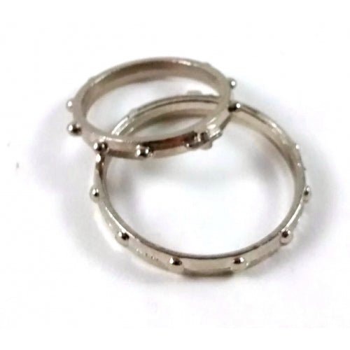 Metal Finger Rosary Ring (S)