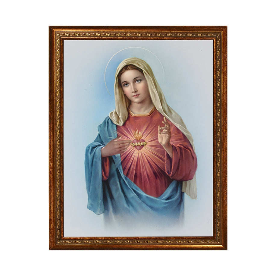 Immaculate Heart of Mary Frame, 18" H