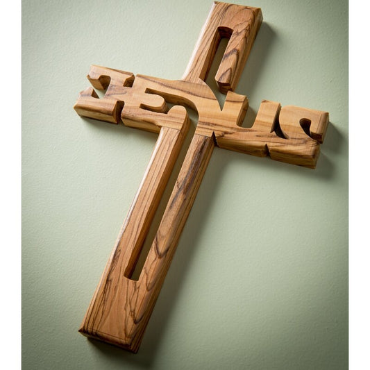 JESUS Name Wall Cross, 8"