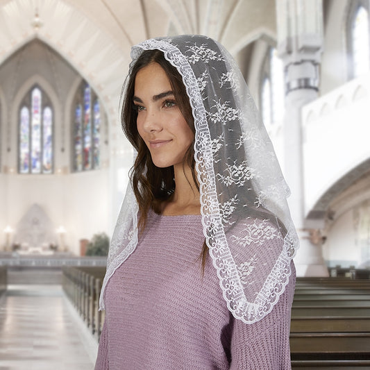 Chapel Veil - White