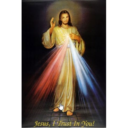 Divine Mercy Holy Card