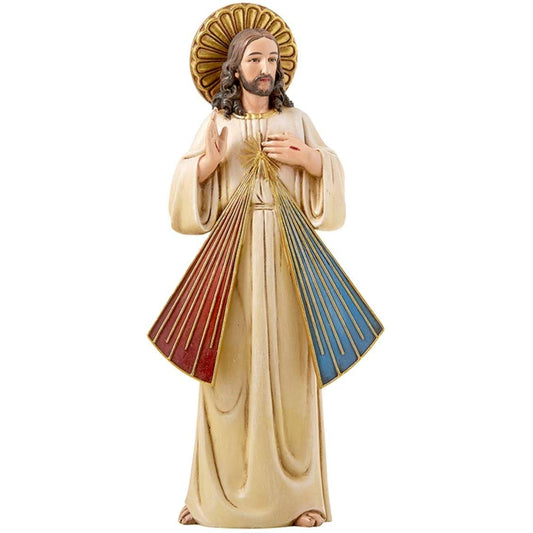 Divine Mercy Jesus Statue, 8"