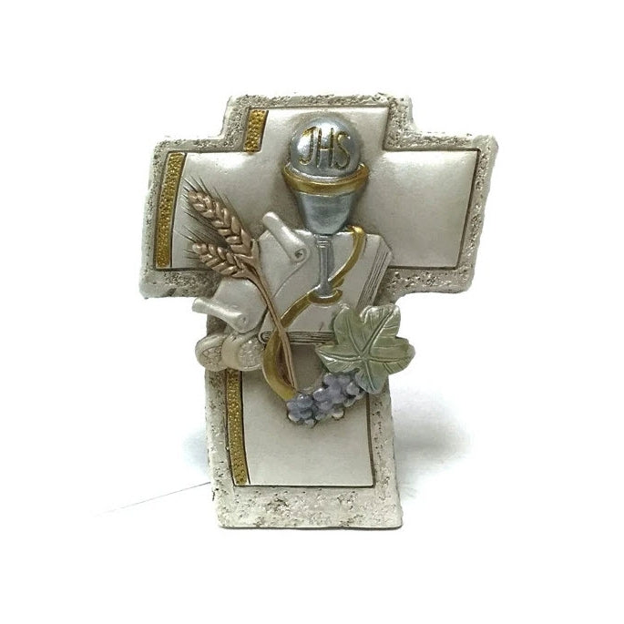 First Communion Desktop Cross 3.5"