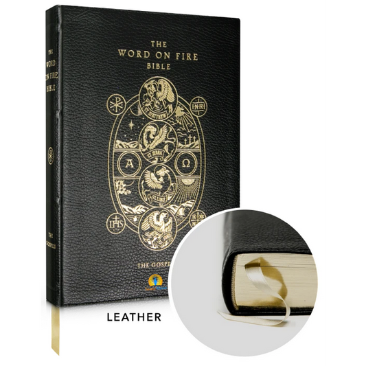 Word on Fire Bible (Volume 1): The Gospels - Leather Cover