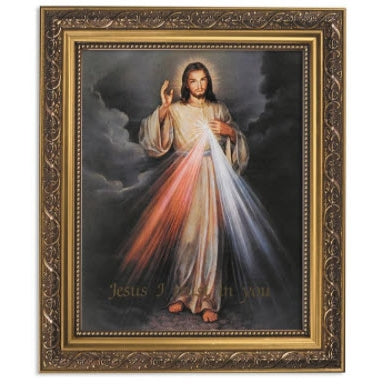 Divine Mercy Deluxe Frame, 13"