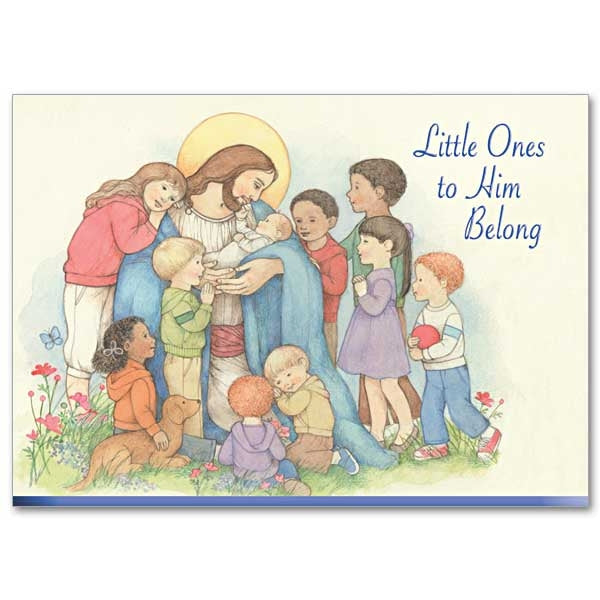 Baptism Card: Little Ones to Him