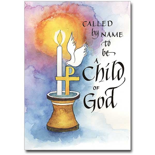 Called by Name Baptism Card