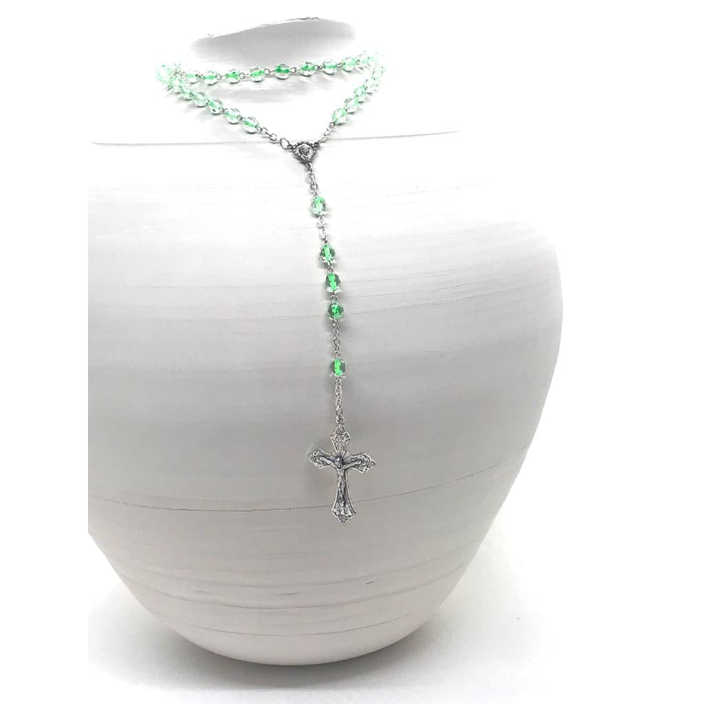 Crystal Rosary (Green)