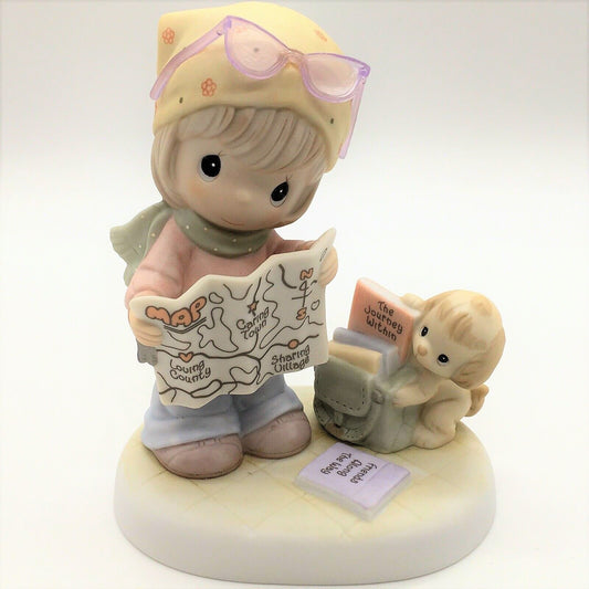 Precious Moments Figurine: Map a Route Toward Loving, Caring and Sharing