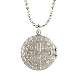 St Benedict Medal Pendant (Locket)